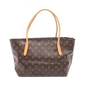 LOUIS VUITTON Authentic Brown Monogram Leather Tote Bag